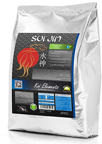 Koi Elements Koifutter Kräuter + Immun für Koi Fisch Futter (10kg) Fischfutter