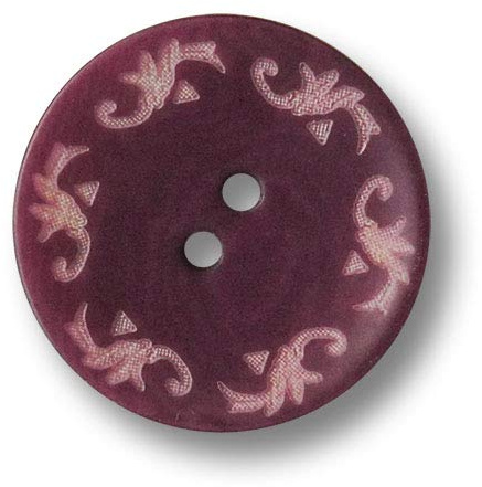 5er Set hübsche Trachtenknöpfe aus Steinnuss, pink eingefärbt mit Lasermuster. Ø: ca. 20mm!