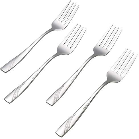 Bringer Stainless Steel Dessert Fork, Small Cake/Salad Forks Set, Pack of 12