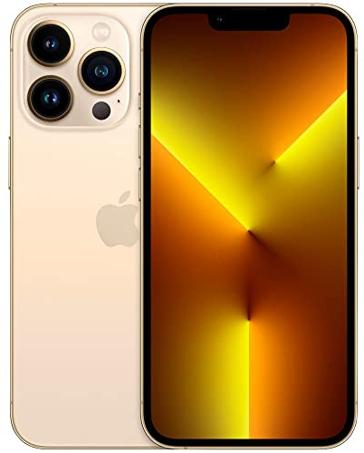 Apple iPhone 13 Pro Max, 256GB, Gold - Unlocked (Renewed)