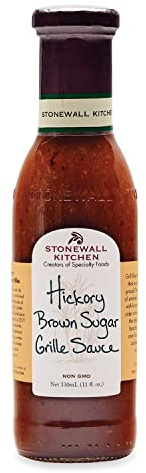 Stonewall Kitchen Hickory Brown Sugar Grille Sauce | Rauchig süße BBQ Sauce mit Hickory und braunem Zucker, Perfekt für Hähnchen und Ribs
