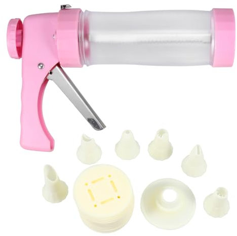 TOPBATHY 1 Set Di Decorazione Per Decorazione Strumenti Di Cottura Biscottiera Iniettore Per Cupcake Crema Piping Strumento Per Cottura Di Torte Iniettore Di Ripieno Per Cupcake Rosa