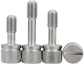 Rändelschraube/Flügelmutter, Edelstahl 304, Schlitz-Fingerfeststellbolzen M 2,5-8(M8x40)