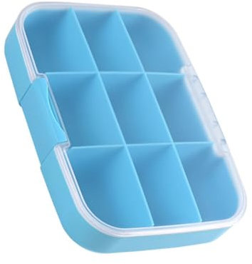 minkissy Tragbarer Medikamentenkoffer Tablettenbehälter Etui Aus Hochwertigem Material Für Große Tabletten Box Mit Einfach Zu Bedienenden Fächern