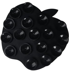 Supporto per telefono in silicone, ventosa su entrambi i lati, supporto per cellulare, supporto per console centrale, uso desktop