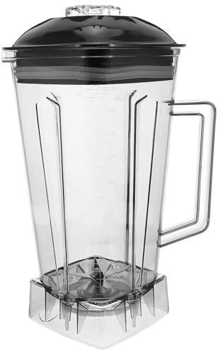 Ciieeo Jarra de Licuadora Comercial de 2l para Preparar Leche de SOYA y Bebidas Vegetales, Vaso de Plástico Resistente Función para Triturar Hielo, Adecuado para Restaurantes