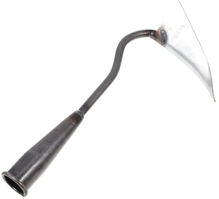 ifundom Azada Triangular Pequeña de Acero Inoxidable Herramienta Manual Afilada para Abonar y Hacer Surcos Jardinería y Huerto Resistente para Deshierbar y Labrar Suelo