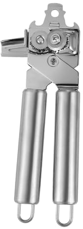 ABOOFAN Abrelatas Profesional de Acero Inoxidable Tres en Uno Abrebotellas, Apertura Suave y Fácil de Usar para Cocina de Restaurante