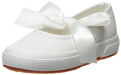 SUPERGA 2257 COTJ, Ballerine con Chiusura sul Retro, Bambine e ragazze, Bianco (White 900), 34 EU