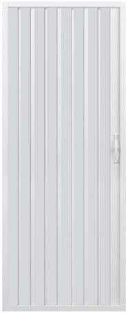 Mampara de ducha Liberté, 80 cm x 185 cm de altura, puerta única de PVC con apertura lateral tipo fuelle