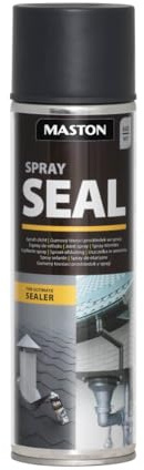 MASTON Sellador instantáneo impermeable para canalones, caravanas, tiendas de campaña, etc. 500 ml (negro)