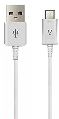 iTechCover® USB Cable Charging Cord/Charger Power Lead Wire Compatible with RECCI MINI HANDY FAN/White / (1m / 3.3ft)