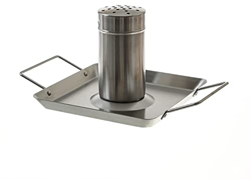 GORANDO Hähnchenhalter Edelstahl mit Dampfdose und Fettschale BBQ Hähnchenbräter für Grill und Backofen Bierdose Hähnchengriller