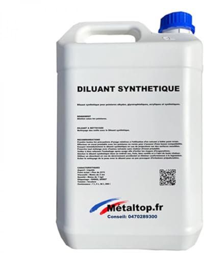 Metaltop - Diluant Synthetique - IIncolore - RAL Incolore - Pot 5 L