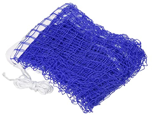 PATIKIL 20x2.5ft Badminton Net, Badminton Court Netting Replacement 0.98x0.98 Mesh with Box for Outdoor Indoor Beach Backyard, Blue