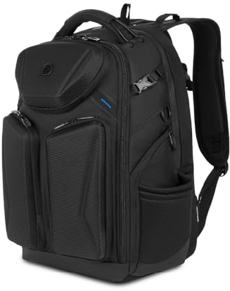 SwissGear Zaino per computer portatile con porta di ricarica (USB), blu/nero