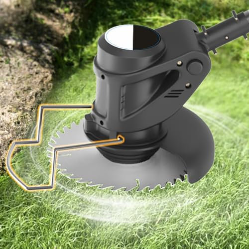 FresQa Tosaerba Elettrico, diserbo Elettrico, Ricarica Domestica Piccola e Multifunzionale, potatura Manuale dei Rami degli Alberi e Taglio dell'erba,U128V1