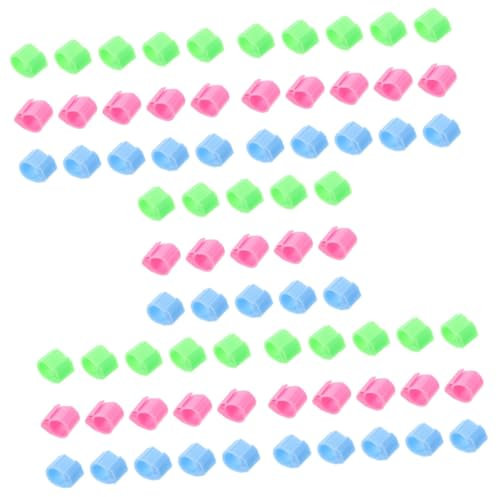 FOMIYES Taubenbedarf 100 STK Taubenfußring Beinbänder Für Geflügel Taube Beinring Aus Kunststoff Taubenöffnungsfußring Fußringe Für Geflügel Vogelbeinring Taubenring Plastik Brieftaube