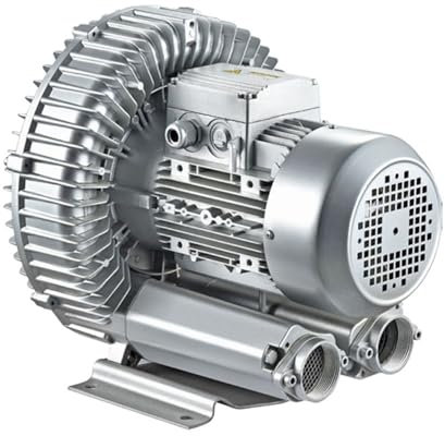 Ventilateur Vortex Haute Pression,Ventilateur Régénératif Pour L'aquaculture,Ventilateur Centrifuge Industriel Puissant,Pompe Air Vortex,Pompe Vide,Aérateur D'étang à Poissons,350W/0.47HP-220V
