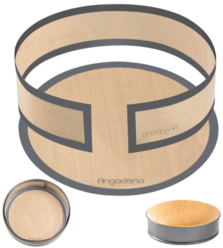 Silicone Baking Mat for Springform Pan 9 inch, Prevent cake from Sticking to Bottom and Side,Easy Clean & Non Sick Silicone Baking mat for Cheesecake Pan