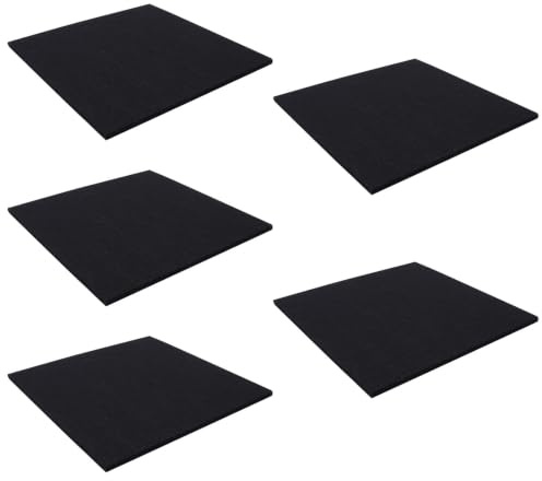 Abaodam 5pcs Dart Board Soundproofing Felt Acoustic Panels Absorb Noise Easy Install Warm Decor for Home Office