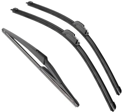 Front Rear Wiper Blades Windshield Windscreen Window 3PCS For Nissan For Qashqai J11 2013-2020 26+17+12 Windshield Wiper Blades