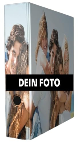 schilderkreis24 - Personaliserbarer Aktenordner A4 – Individuell bedruckt mit eigenem Foto & Text | 60 mm Rückenbreite, für ca. 500 Blatt | Hochwertige Mechanik & brillante Druckqualität