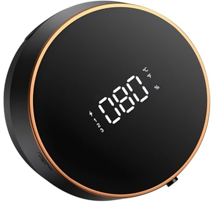 Anneome Dosificador de Jabón Automático sin Contacto Recargable USB Pared Dispensador de Espuma para Baño y Cocina Diseño Compacto y Portátil Color Negro