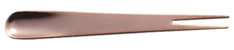 Hemobllo Forchettina da Frutta Utensile Elegante e Resistente Multiuso in Acciaio Inossidabile Oro Pratica Design Creativo per Feste Estive e Bar