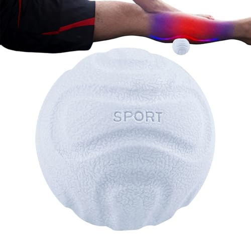 Massageboll – nackavslappningsverktyg, bärbar fasciaboll, för idrottare fitnessentusiaster löpare tyngdlyftare yoga gym resor kvinnor män vuxna nybörjare yrkesverksamma