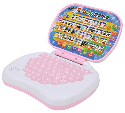 Rcniso Juguete Educativo para Computadora Portátil para Niños con Múltiples Modos de Aprendizaje para Niños Pequeños Portátil y Liviano para Aprender sobre la Marcha con una Fuente de Sonido Suave