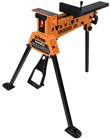 Triton SuperJaws Portable Clamping System – Extra-Extra Large (XXL), Heavy-Duty Free-Standing Work Support, Orange (SJA100XL)
