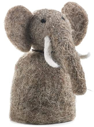 Eierwärmer aus Filz [ Elefant ] für den fröhlichen Frühstückstisch Tischdeko