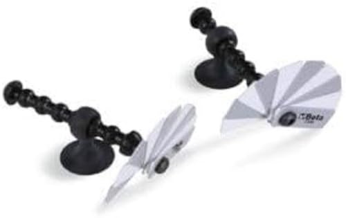 Beta 1344 - Coppia di spessimetri per carrozzieri a 10 lame con ventosa di fissaggio