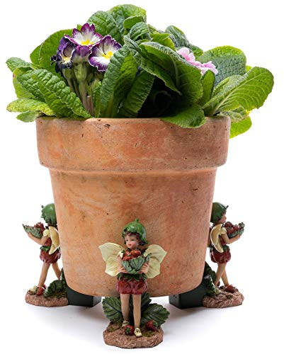 Erdbeerfee Jardinopia Töpfchenfüße Blumentopferhöhung Gartendekoration
