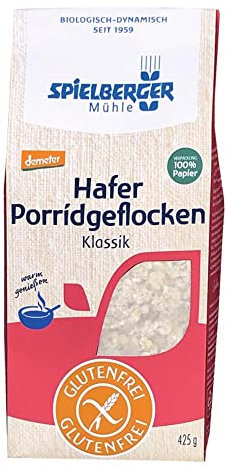 Hafer Porridgeflocken Klassik, glutenfrei, demeter 1 x 425 g