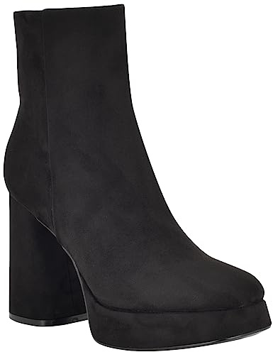 Nine West Velo, Botas Cortas al Tobillo Mujer, Negro 001, 42.5 EU