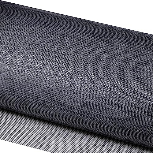 MEEYI Rouleau Moustiquaire Fibre de Verre Porte Fenetre 200x200cm Filet Moustiquaire Rouleau Protection Anti-Insectes Toile Moustiquaire Moustiquaires pour Porte de Balcon,Salon,Lucarne Gris