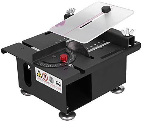 Scie à table Fuik, conception de rail coulissant, diamètre de lame de 63 mm, machine de découpe pour le travail du bois, 6000 tr/min, mini pour le bois et l'aluminium(#1)