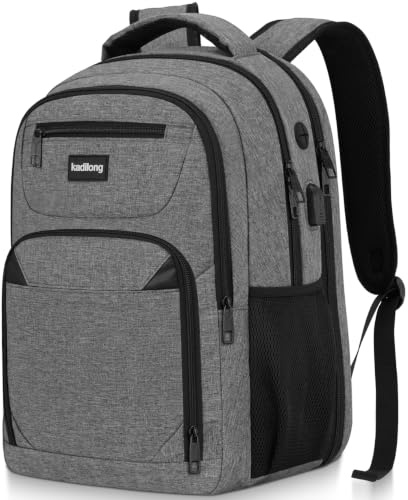 kadilong 17.3 Pulgadas Mochila para Portátil para Hombre Gran Capacidad,Mochila Escolares Niño para Estudiante,para Clases y Oficina