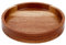 MAYJOYDIY 15cm Round Acacia Wood Serving Tray - Decorative Platter for Charcuterie, Cheese, Dessert, Party Food