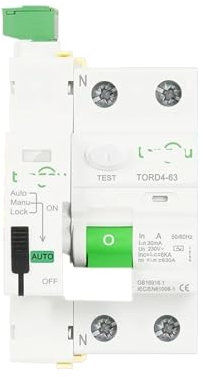 WGJJPQYK RE-TORD4-63 Type de Transport AC Dispositif de réenclenchement Automatique Intelligent disjoncteur différentiel 2P 230V 6KA 63A 30mA(2pole 30mA,63A)