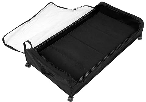 Alipis Caja Contenedora para Debajo de La Cama con Ruedas Y Organizador Multiusos para Dormitorio