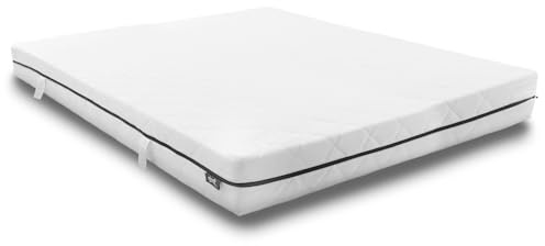 Sleezzz® Superior fickfjädermadrass, 18 cm höjd, H3 hårdhetsgrad, 440 fjädrar/2 m² (180 x 200 cm)