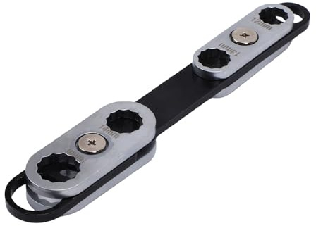Plyisty Clé à Molette Double Face, Rotation Durable à 360 Degrés pour les Mécaniciens et les Amateurs de Bricolage