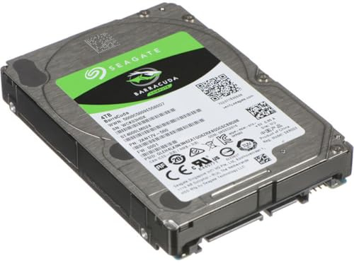 Seagate 4 TB 2.5-Inch BarraCuda Internal Hard Drive - Silver