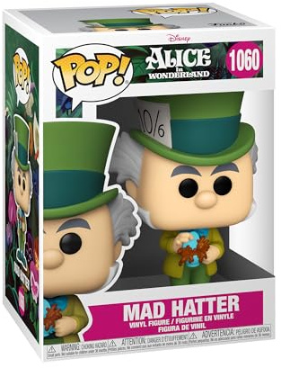 Funko POP! Disney: Alice 70th- Mad Hatter - Alice i Underlandet - Vinylfigur för samlare - Presentidé - Officiell Merchandise - Leksaker för barn och vuxna - Filmfans - Modellfigur för samlare