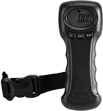 Báscula de equipaje de 50 kg / 97 lb, báscula de equipaje colgante de viaje, báscula de equipaje electrónica para pesar maletas