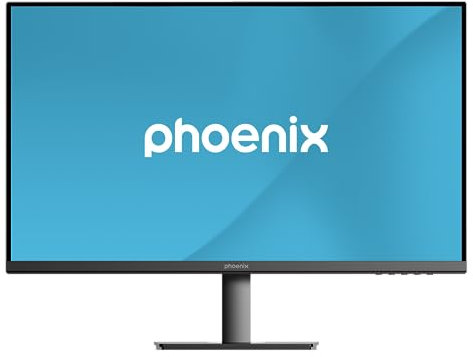 Phoenix Vision Monitor Full HD (1920x1080) IPS, 75Hz, 5ms, 250cd/m², 3000:1, HDMI, DP, Altavoces, Diseño Ultrafino (27, Sin Webcam)