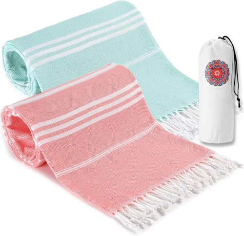 Telo Mare Asciugamano Teli Grande Cotone Accessori da Spiaggia Asciugamani Antisabbia xxl Beach Towel Set Grandi 180x90 Regalo Donna Regali Uomo Sottile Salviettone Leggero per Piscina Campeggio Yoga